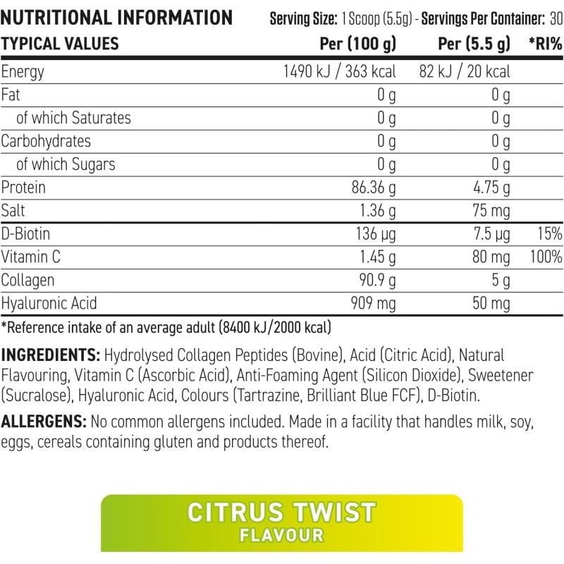 Applied Nutrition Collagen powder 165 g, 2 nuotrauka