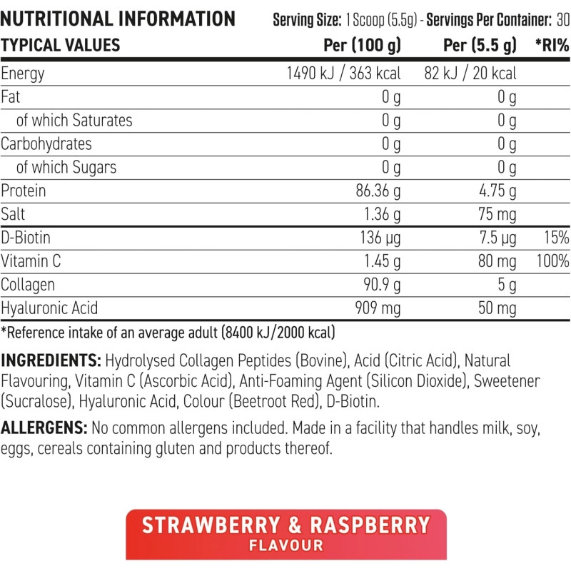 Applied Nutrition Collagen powder 165 g, 3 nuotrauka