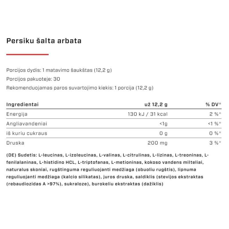 VAST Total Amino EAA+ 30 porc., 3 nuotrauka